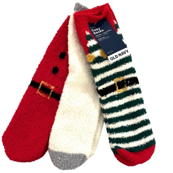 NWT- Set of 3 Christmas Cozy Socks - Picture 1 of 6